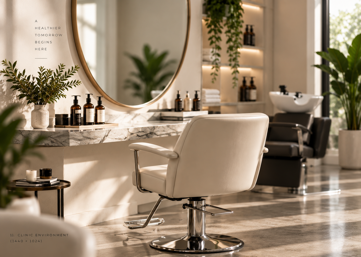 Private natural hair care environment