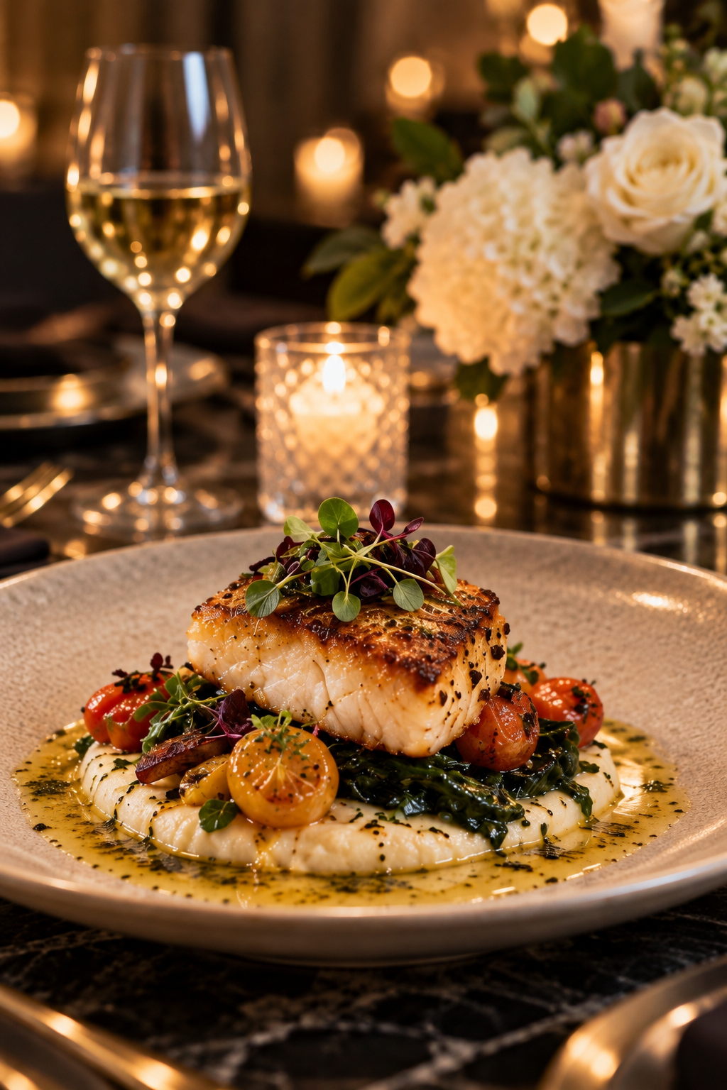 Private chef culinary preparation detail