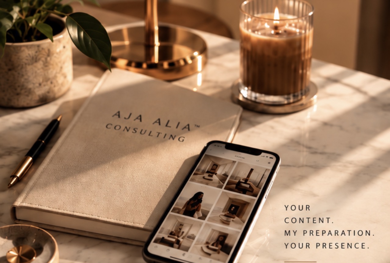 AJA ALIA Consulting content preparation workspace